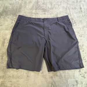 Nike Golf Shorts Mens 42 Purple Gray Dri-FIT Standard Fit Flat Front AA3306-015